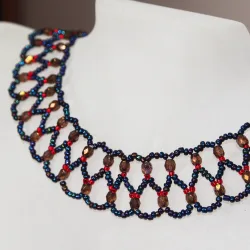 Necklace - Dentelle Arlene - Necklace - Laiton bronze